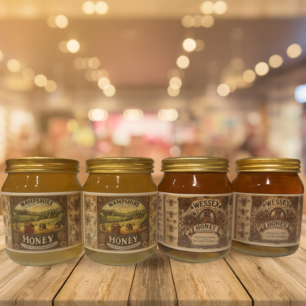 Wessex & Hampshire Honey – Four Jar Value Set